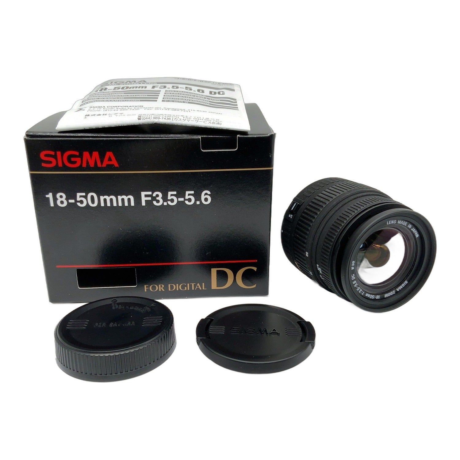 Sigma Zoom DC 18-50mm 1:3.5-5.6 Objektiv AF Autofokus in OVP (Sigma AF)