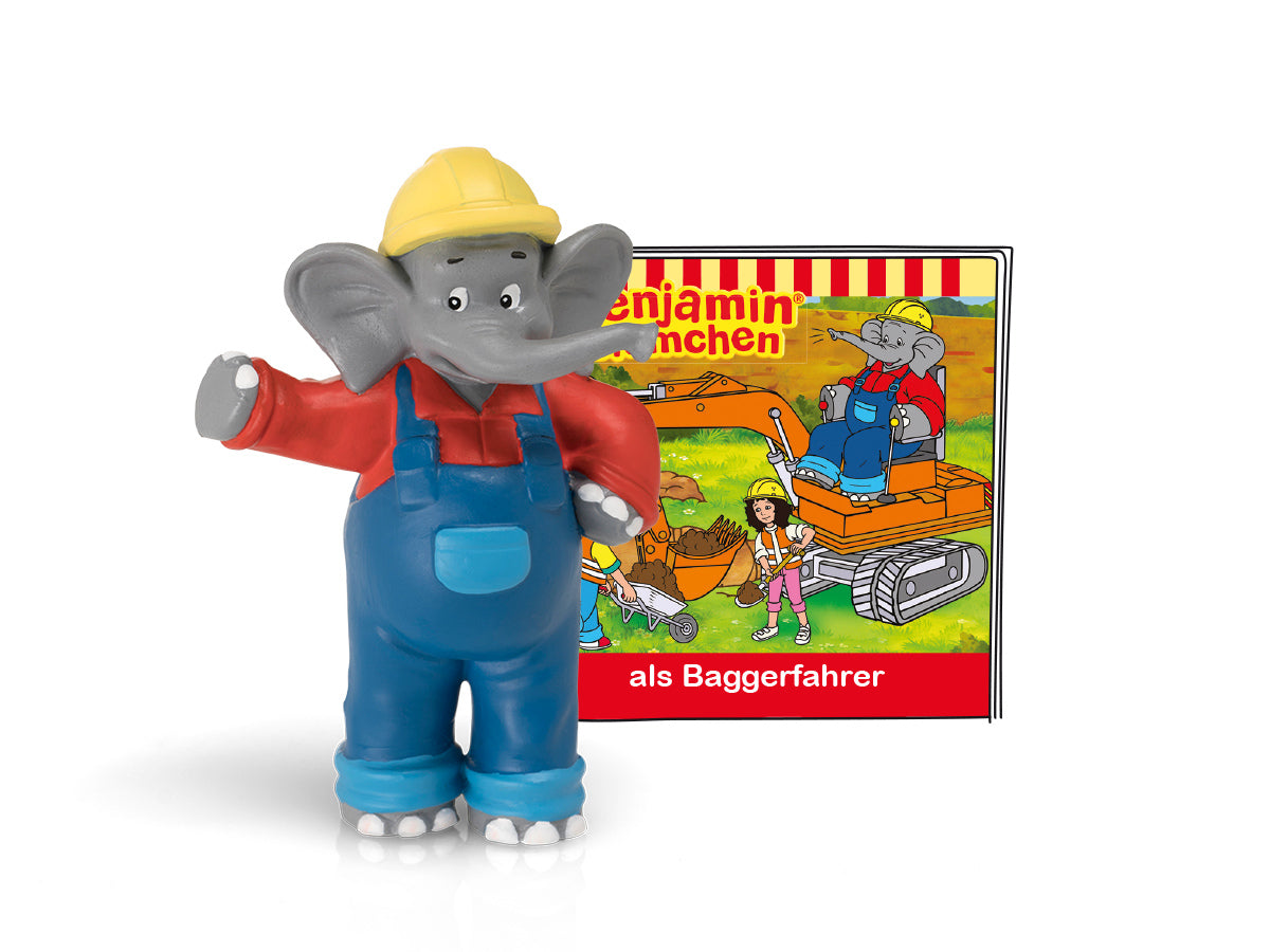 Tonie Figur Benjamin Blümchen - Benjamin als Baggerfahrer Hörfigur gebraucht