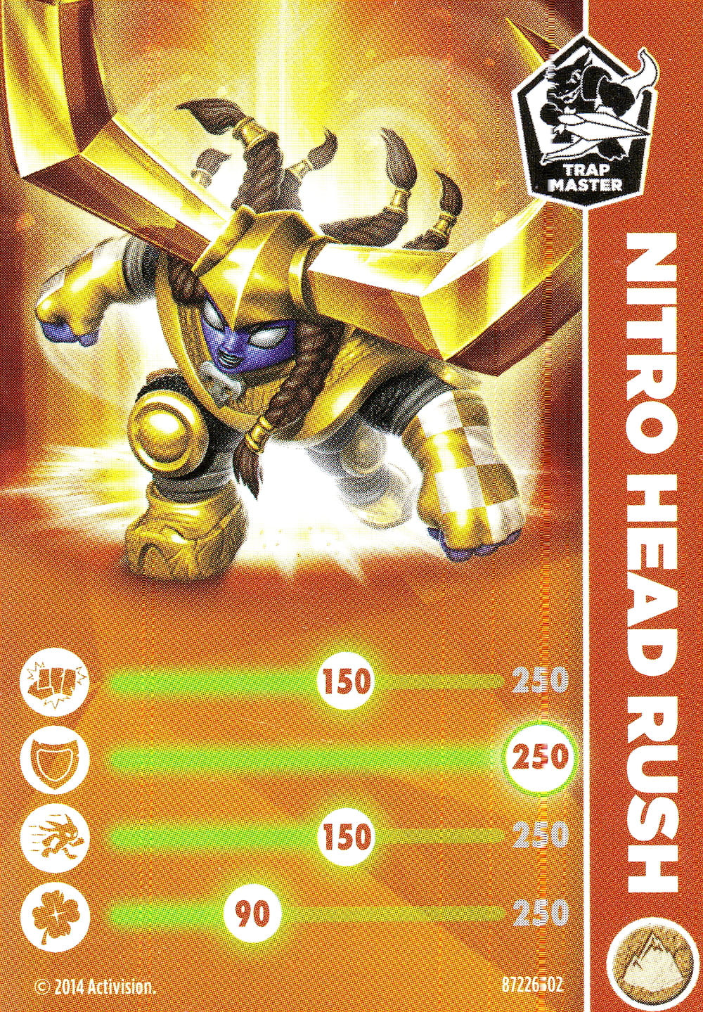 Skylanders Trap Team Nitro Head Rush Karte