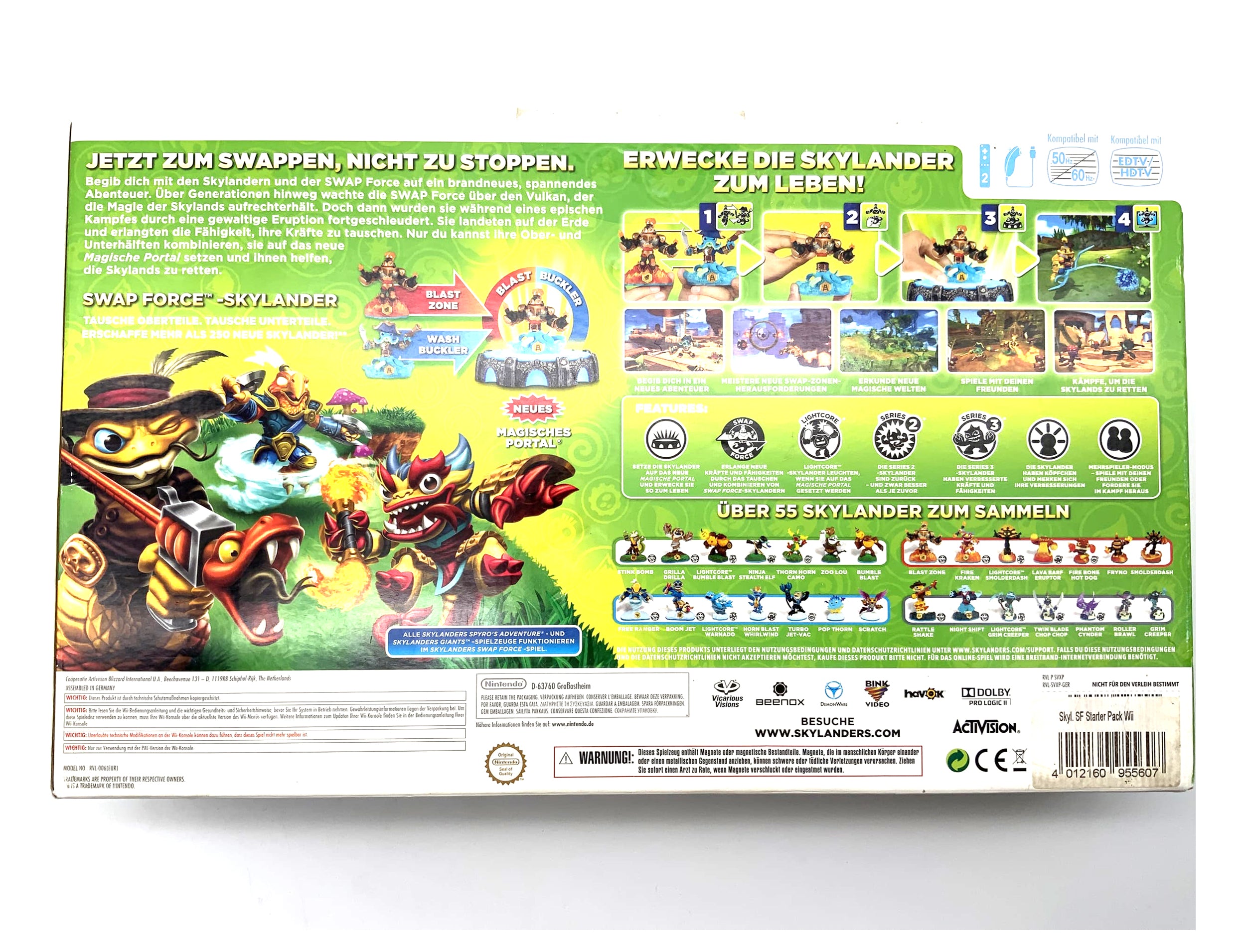 Skylanders Swap Force Starter Pack in OVP für Nintendo Wii