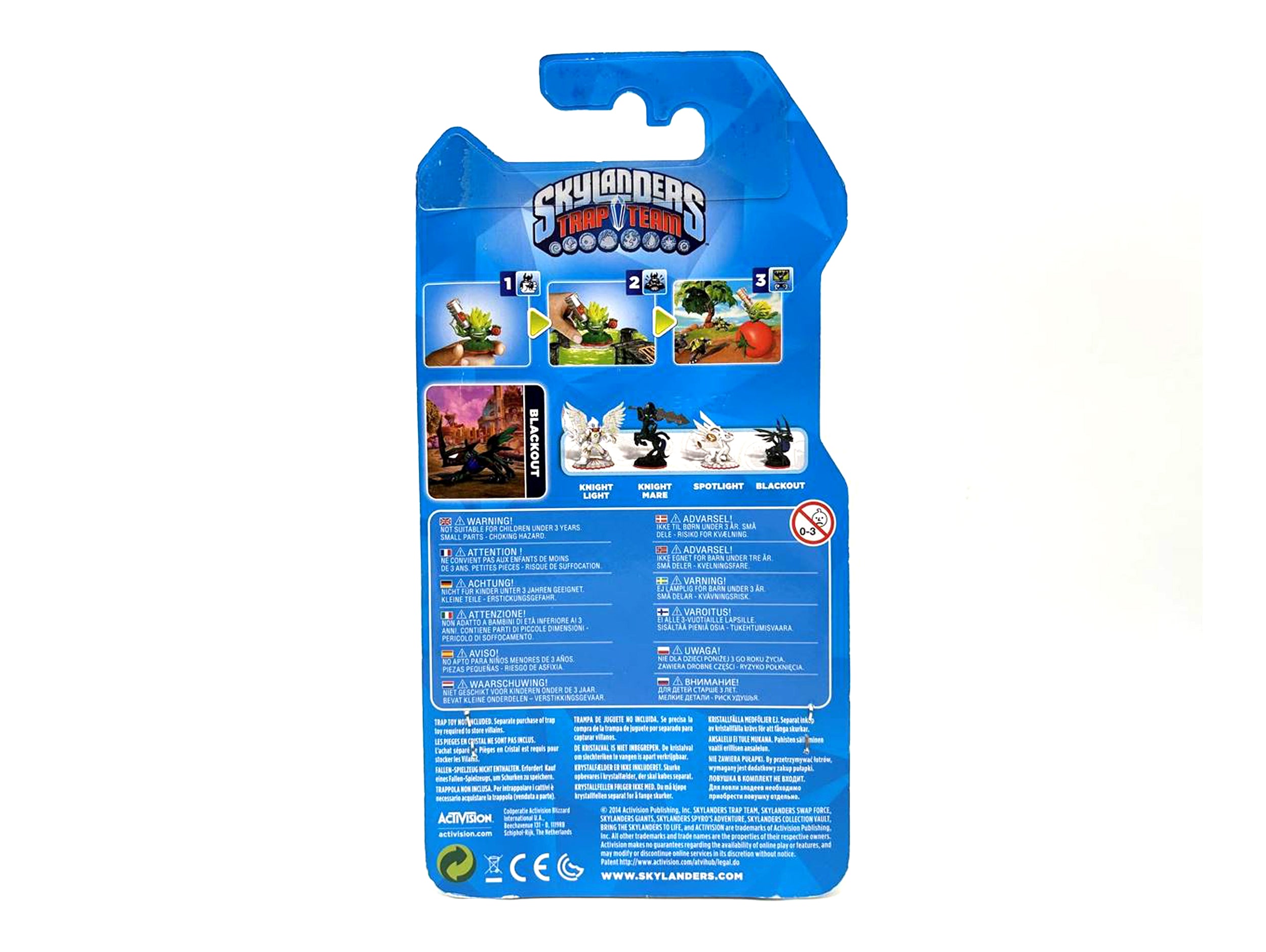 Skylanders Trap Team Figur Blackout in Originalverpackung OVP