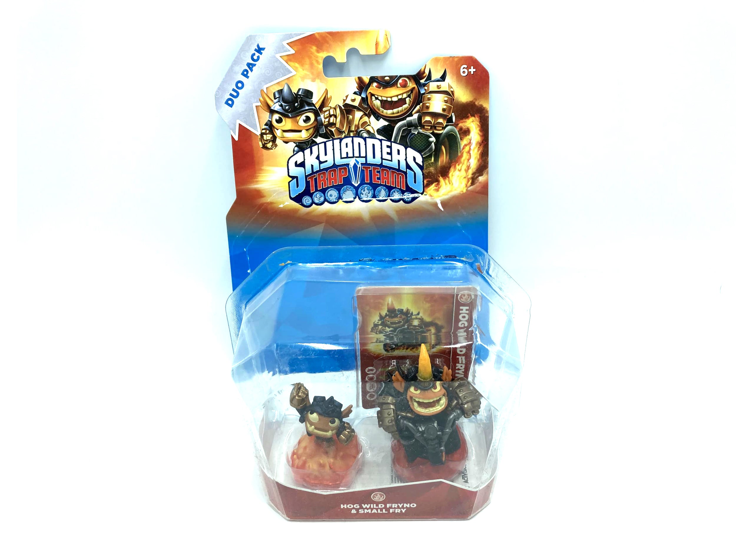 Skylanders Trap Team Hog Wild Fryno & Small Fry Duo Pack OVP damaged