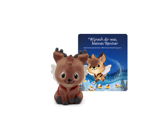 Tonie Figures Advent Calendar Make a Wish, Little Reindeer - Advent Calendar Christmas Audio Play Audio Figure for Toniebox