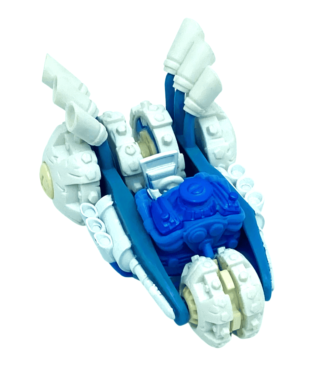 Skylanders Superchargeurs Power Blue Gold Rusher