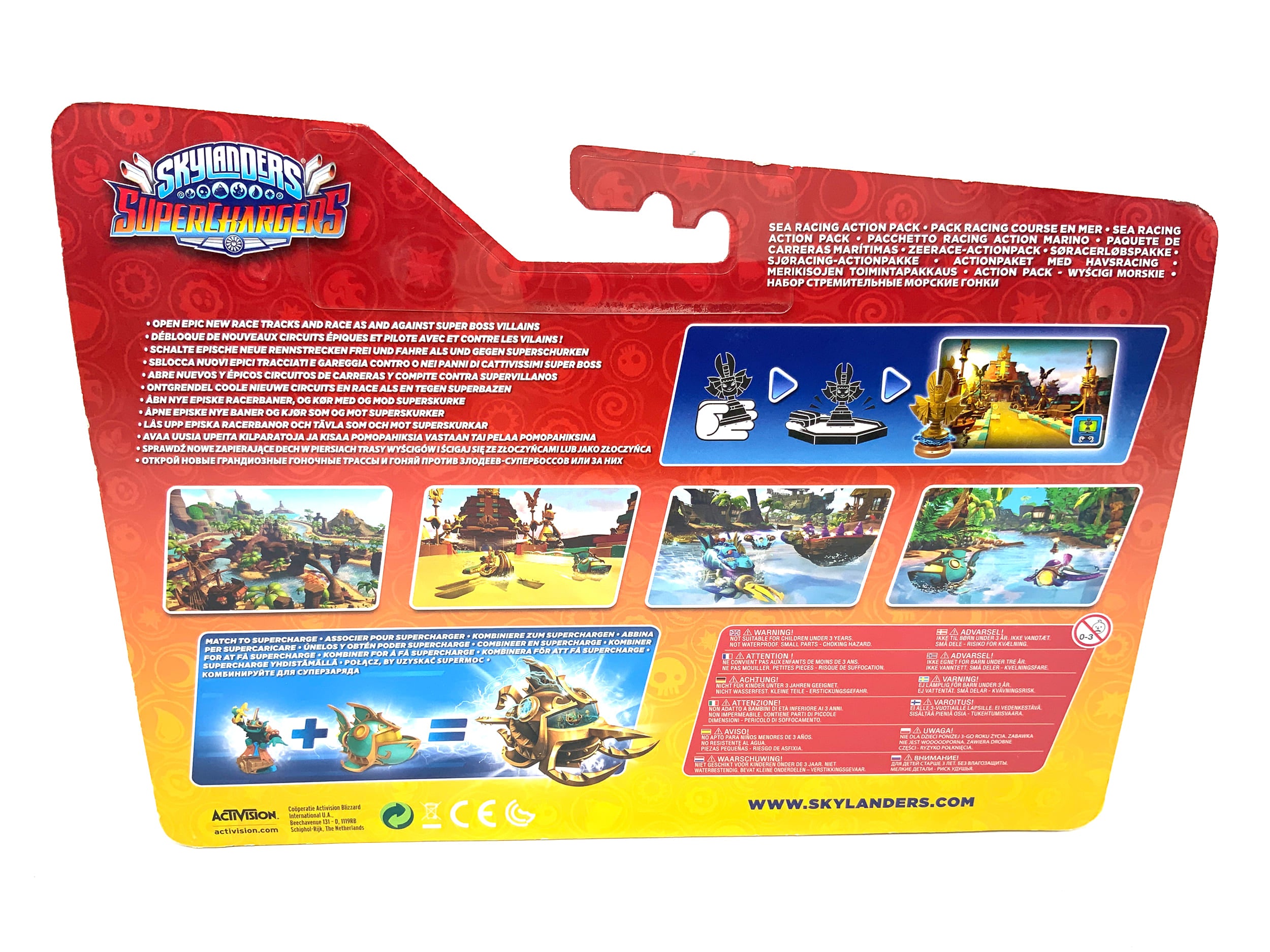 Skylanders Superchargers Sea Racing Action Pack Gill Grunt Reef Ripper in OVP