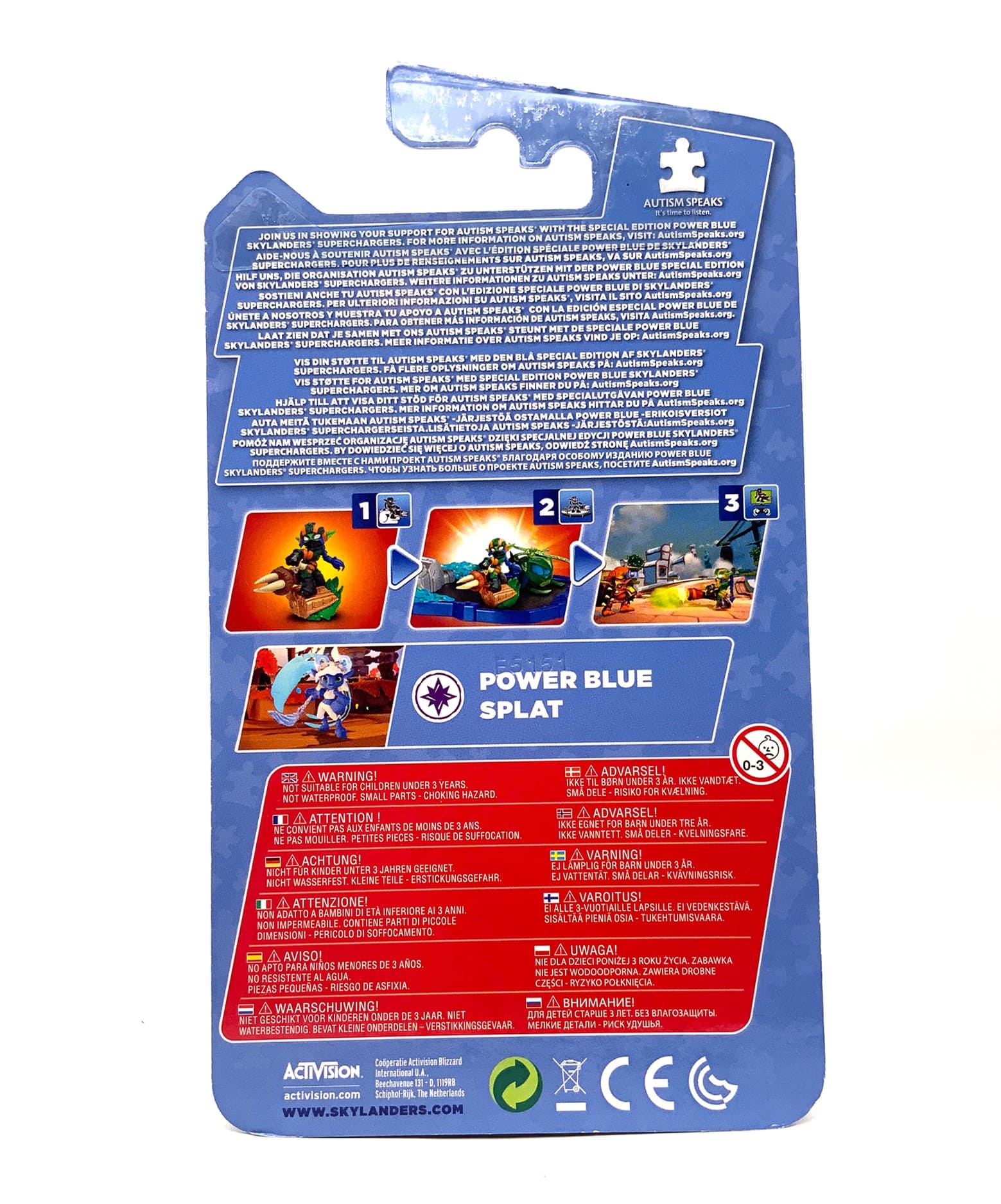 Skylanders Superchargers Power Blue Splat in OVP