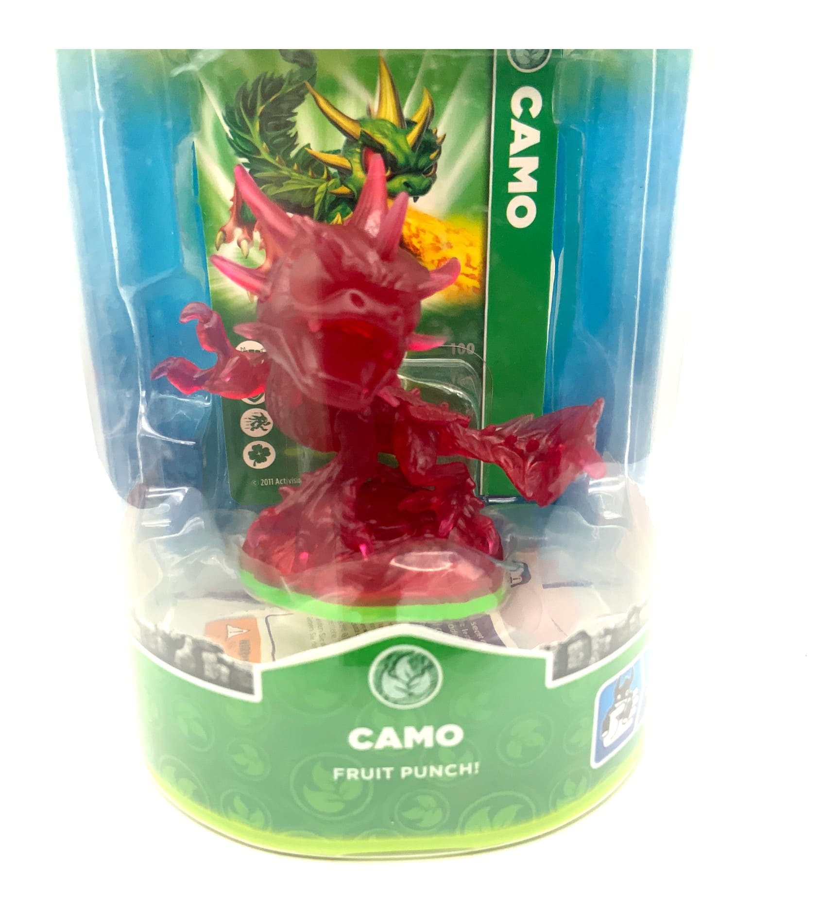 Skylanders Spyros Adventure Crystal Red Camo Chase Variante in OVP (geklebt)