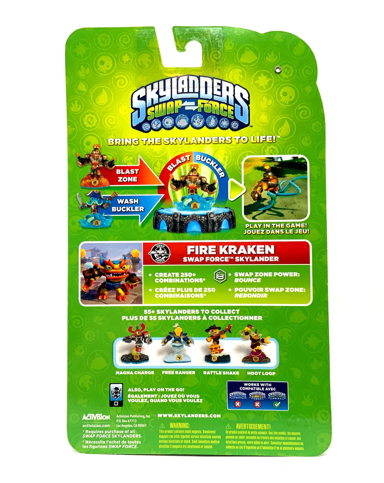 Skylanders Swap Force Gold Fire Kraken Chase Variante in OVP (geklebt)