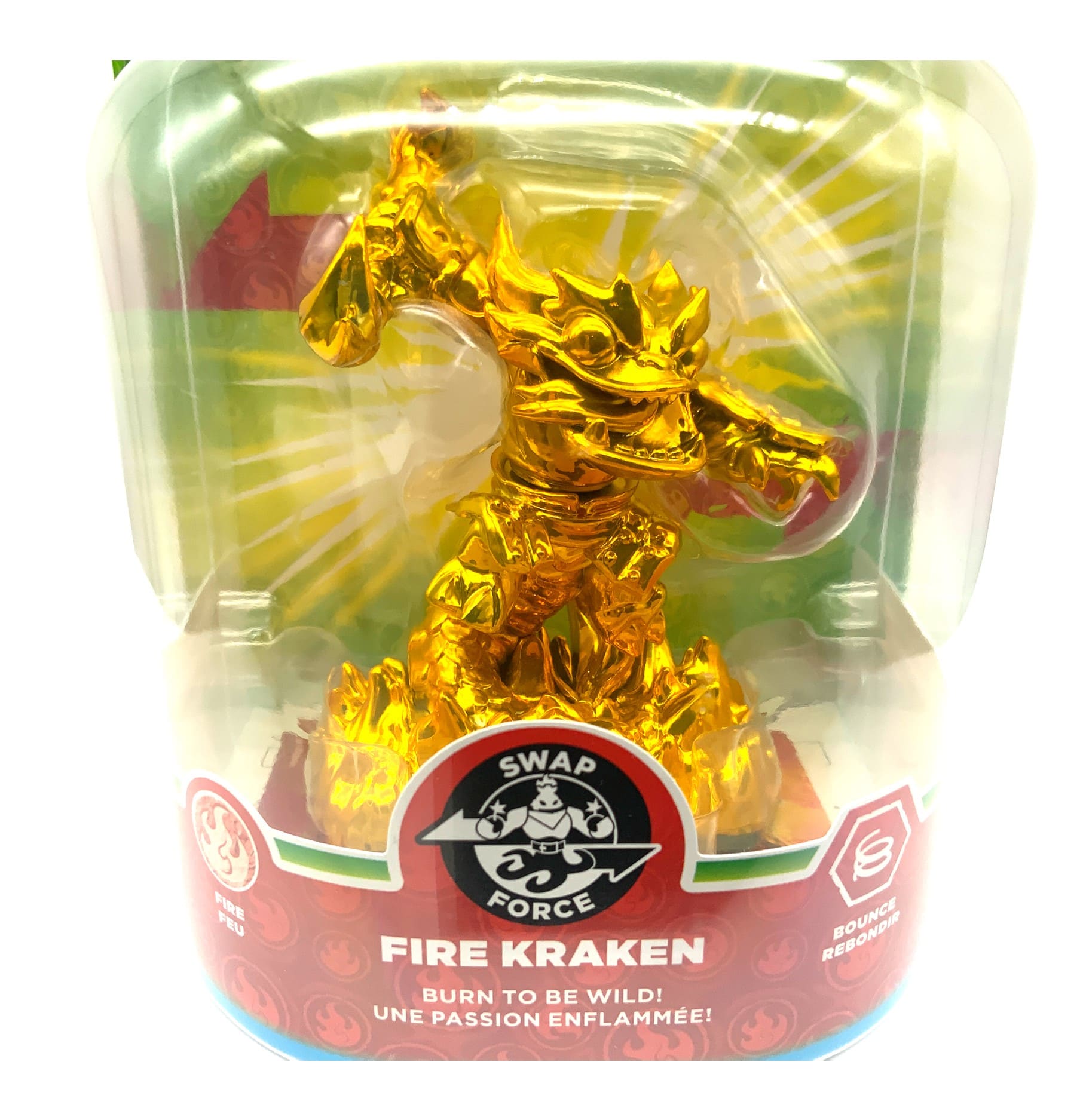 Skylanders Swap Force Gold Fire Kraken Chase Variante in OVP (geklebt)