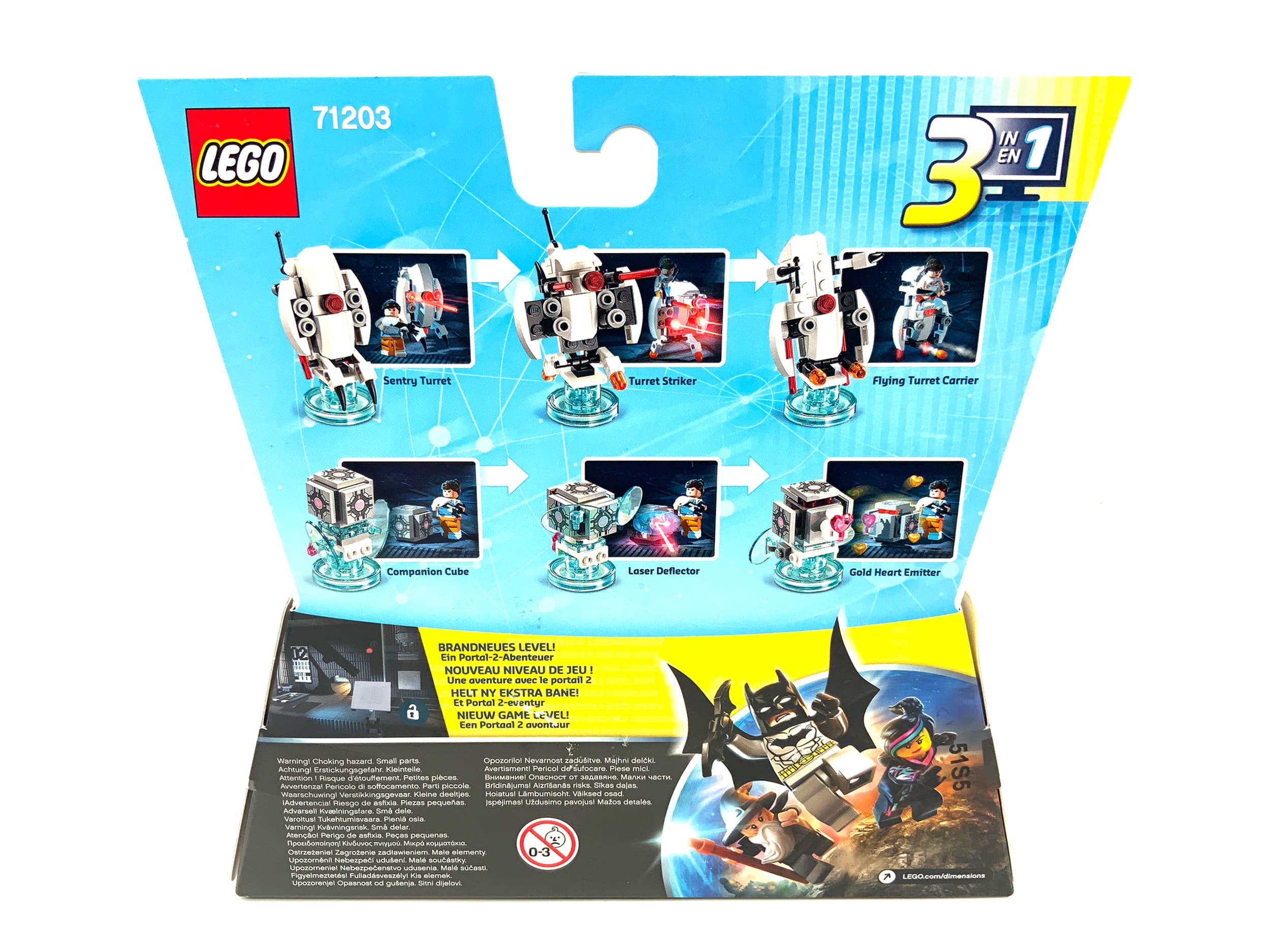 LEGO® Dimensions Level Pack 71203 Portal 2 - Chell, Sentry Turret Companion Cube