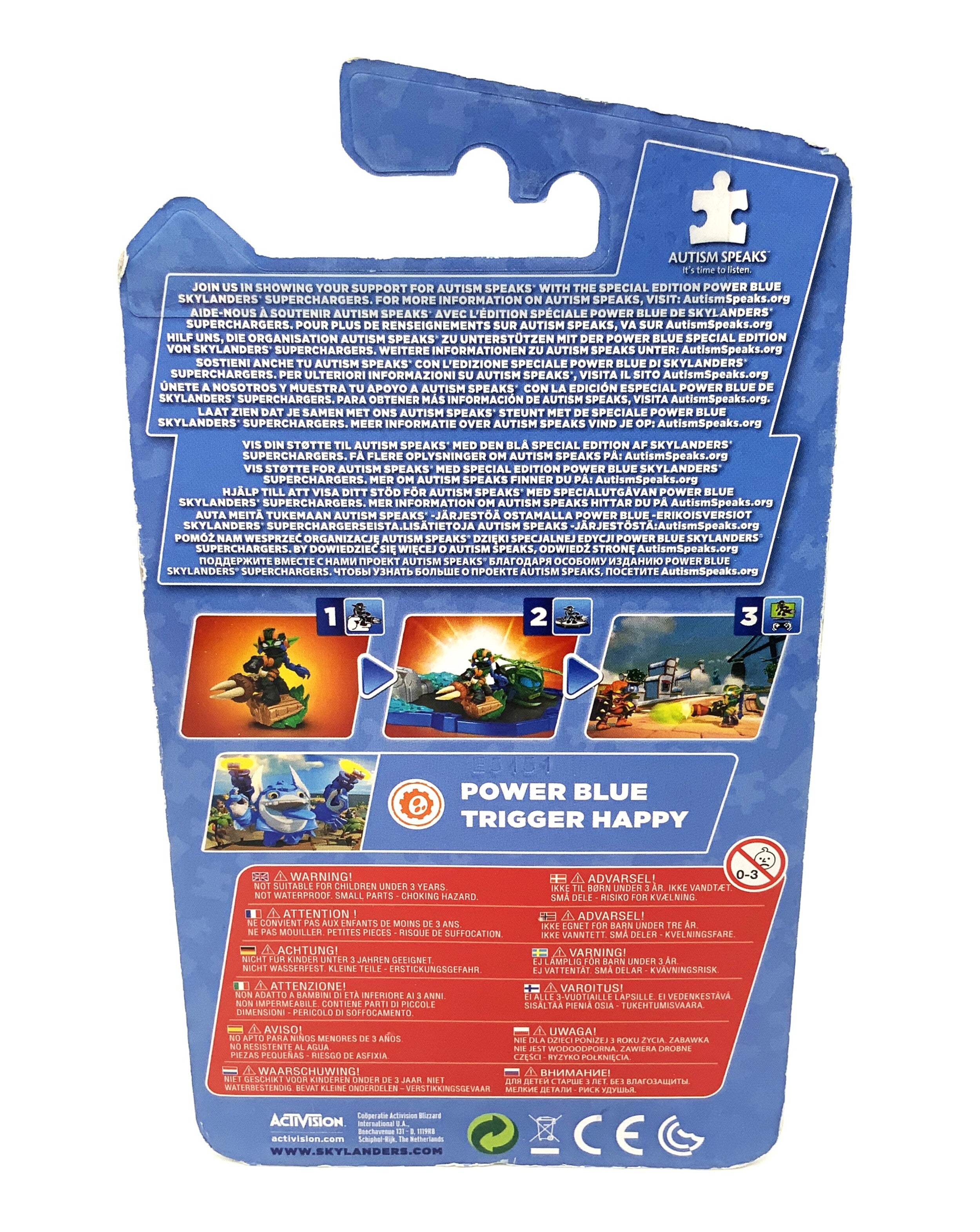 Skylanders Superchargers Power Blue Trigger Happy in OVP