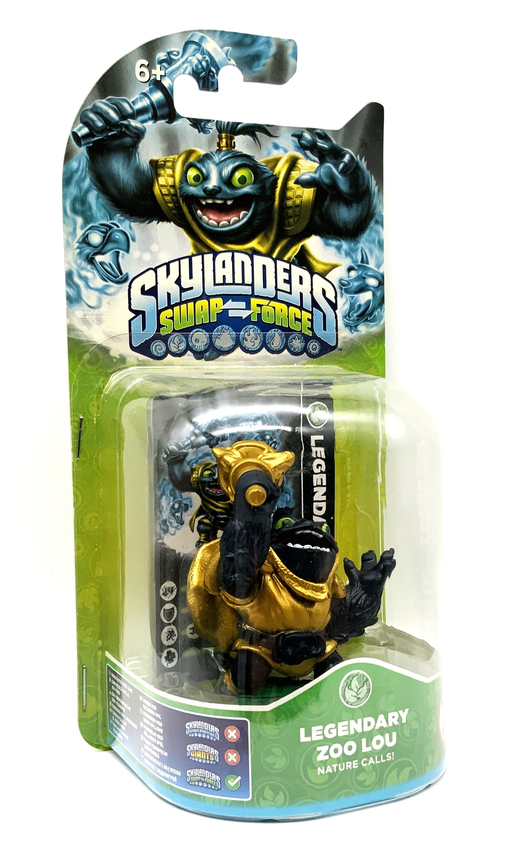 Skylanders Swap Force Figure Legendary Zoo Lou in Original Packaging