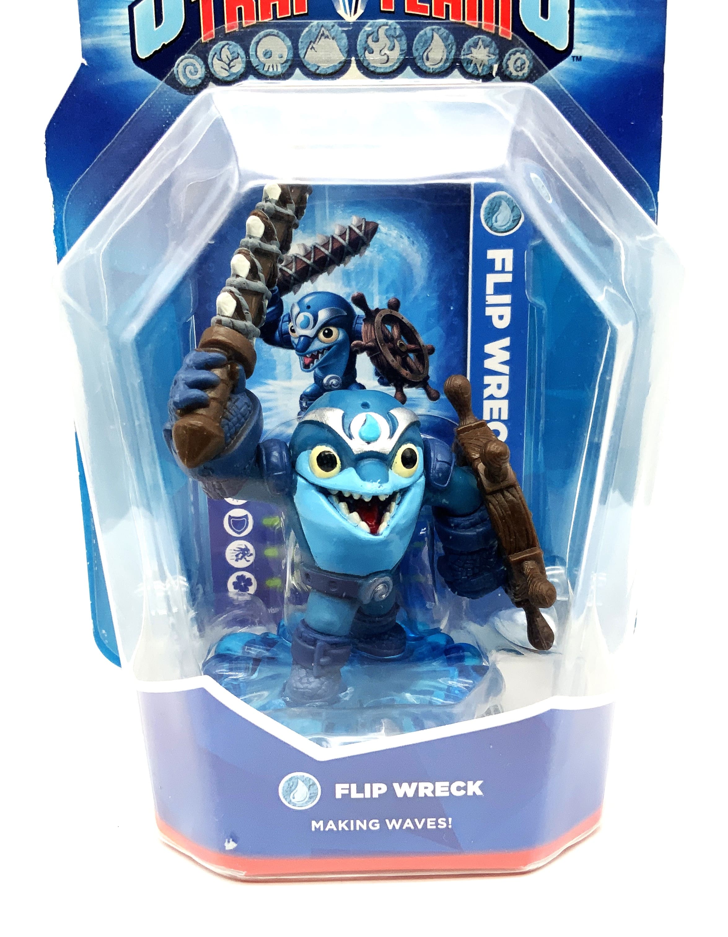 Figurine Skylanders Trap Team Flip Wreck dans son emballage d'origine OVP