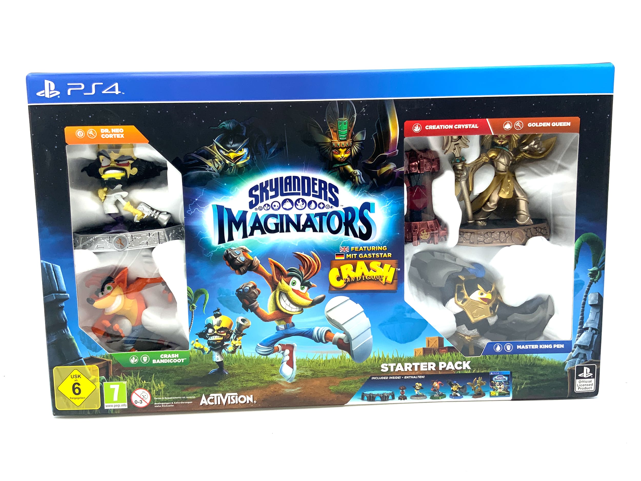 Skylanders Imaginators Starterset Crash für Playstation 4 starter Pack PS4 Neu