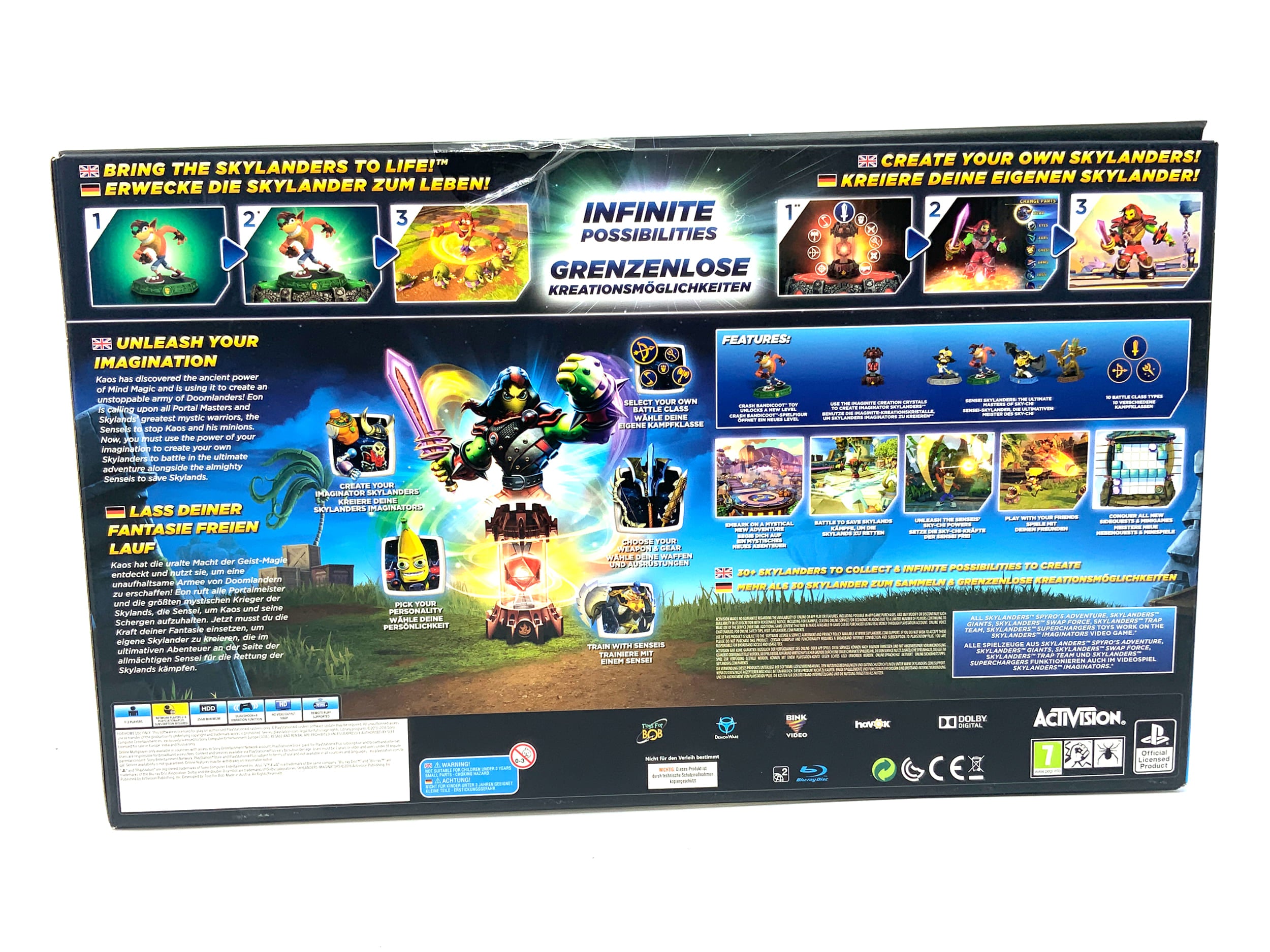 Skylanders Imaginators Starterset Crash für Playstation 4 starter Pack PS4 Neu