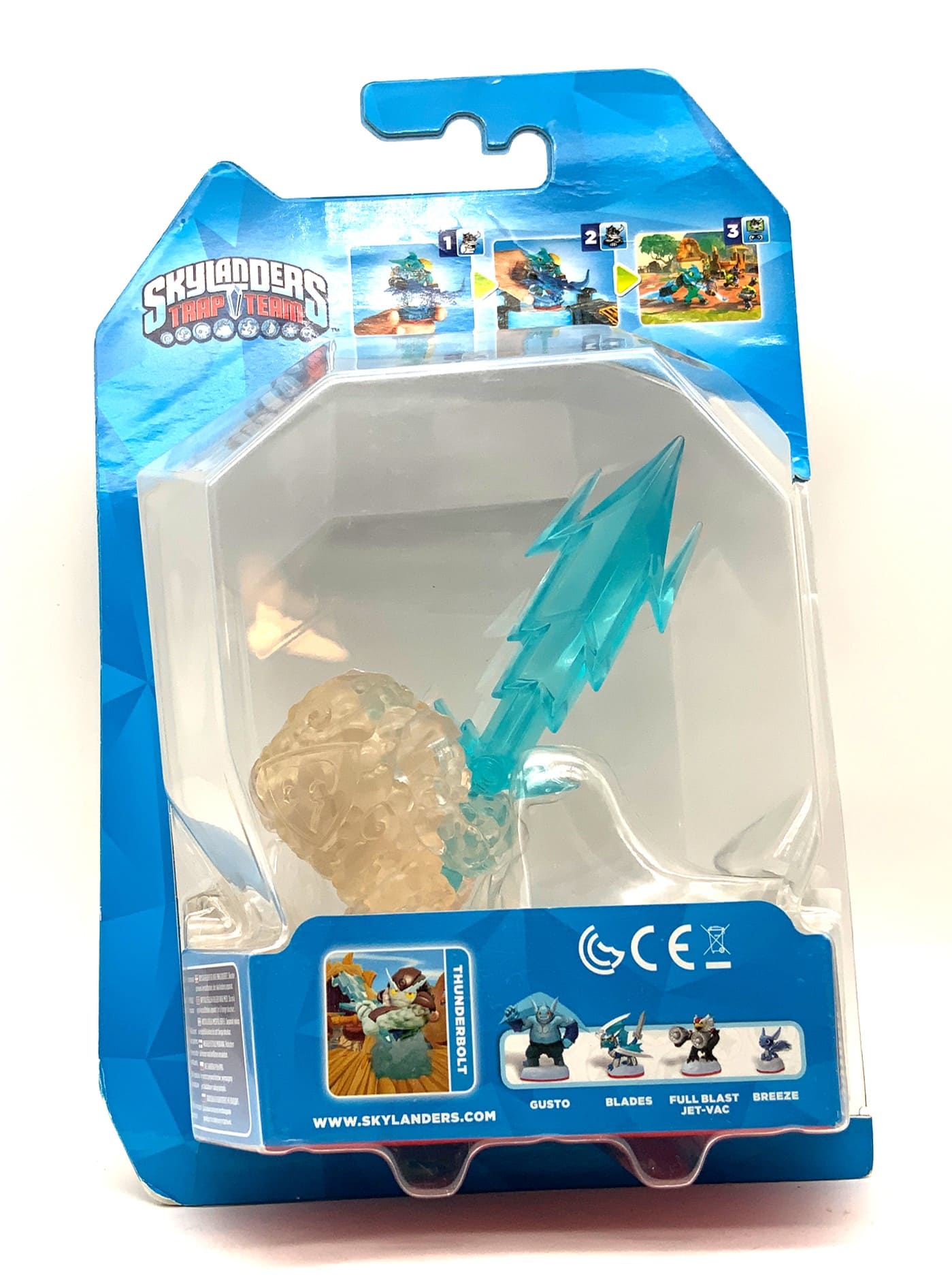 Skylanders Trap Team Crystal Clear Thunderbolt Case Variante in OVP