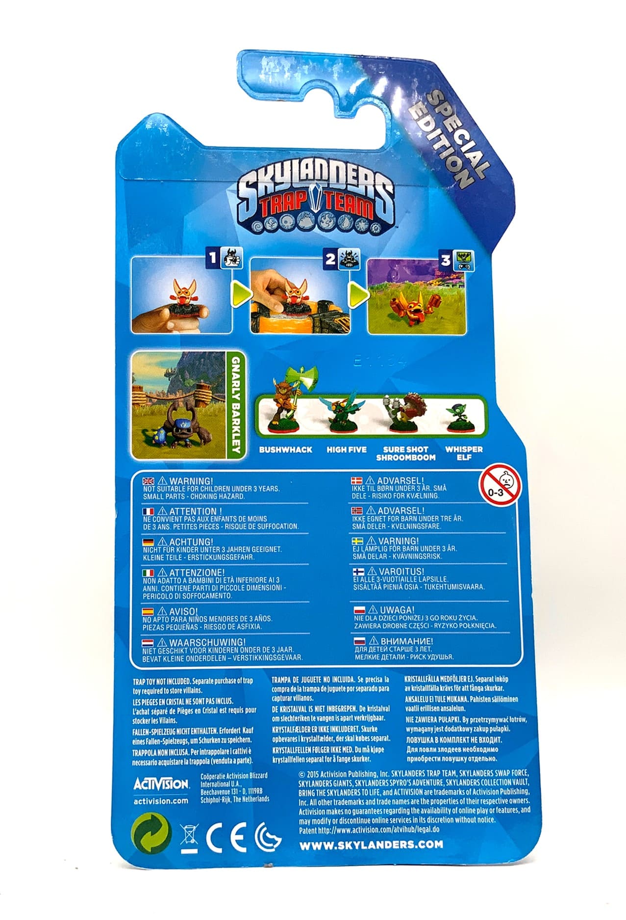 Skylanders Trap Team Mini Gnarly Barkley in OVP