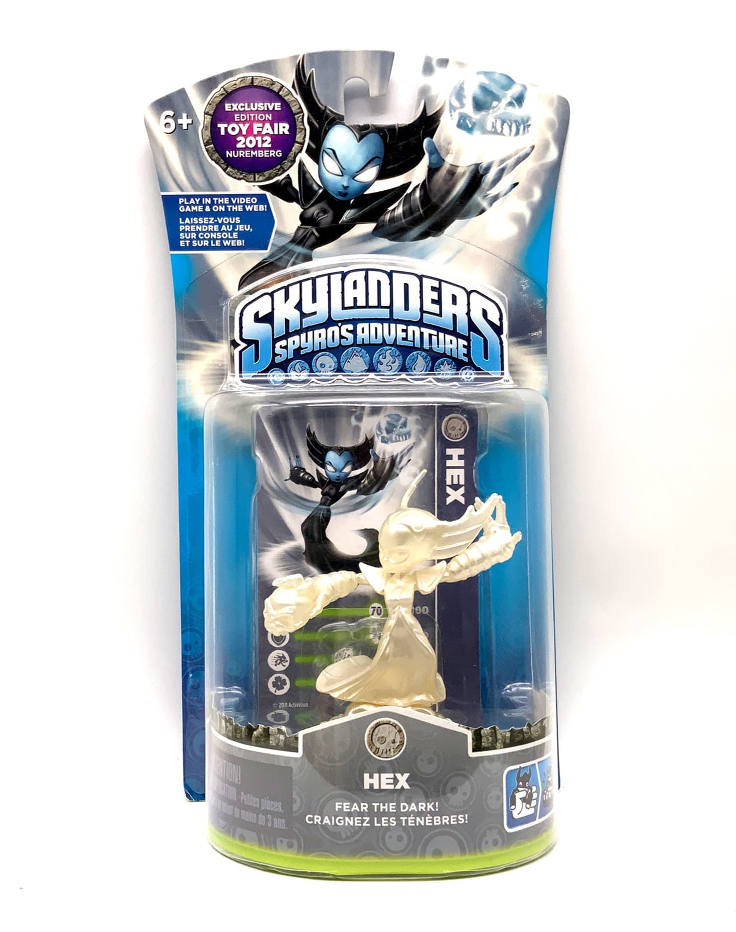Skylanders Spyros Adventure White Pearl Hex German Toy Fair 2012 Exclusive OVP