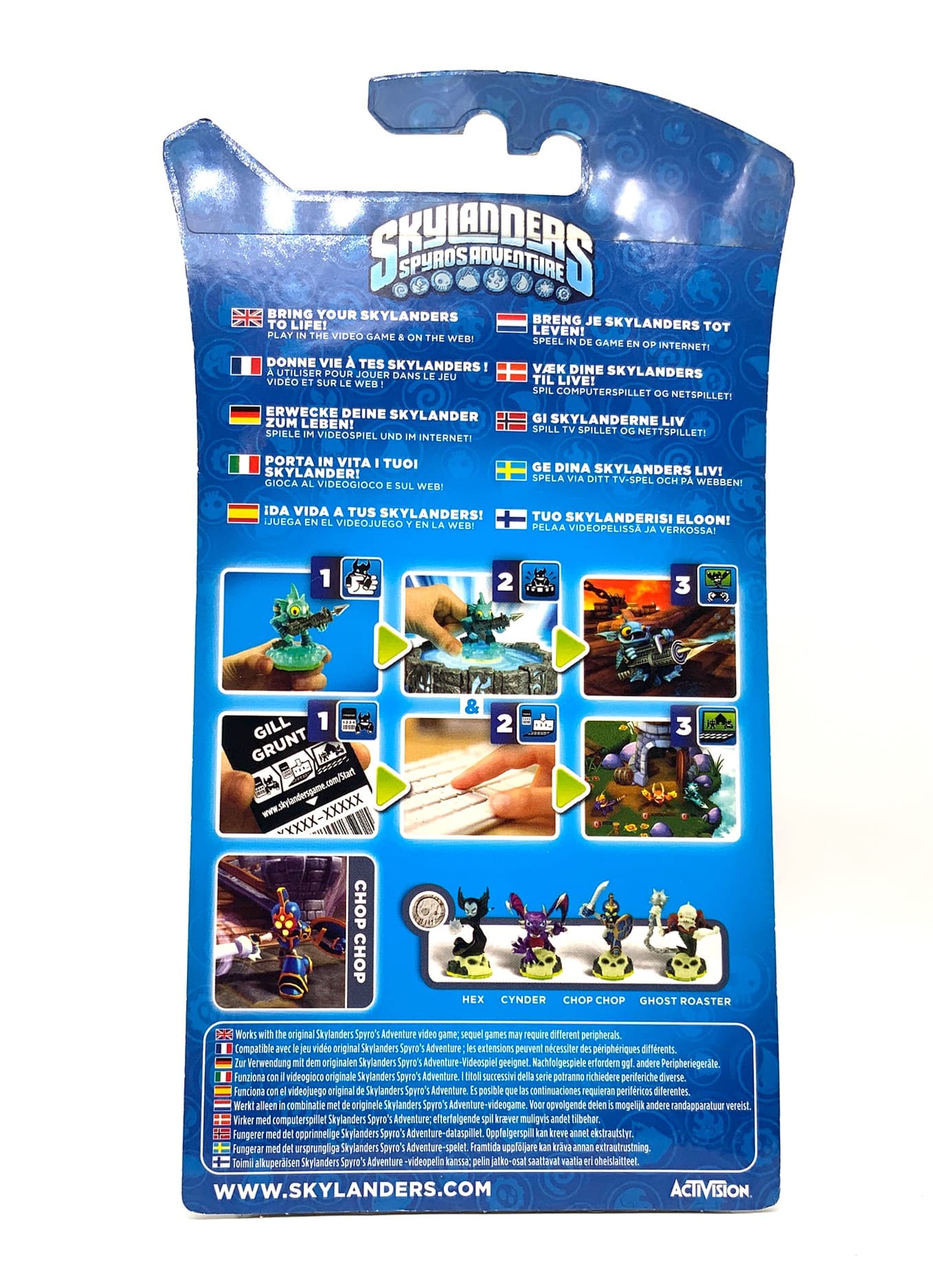 Skylanders Spyros Adventure Chop Chop Gold Chase Variante in OVP