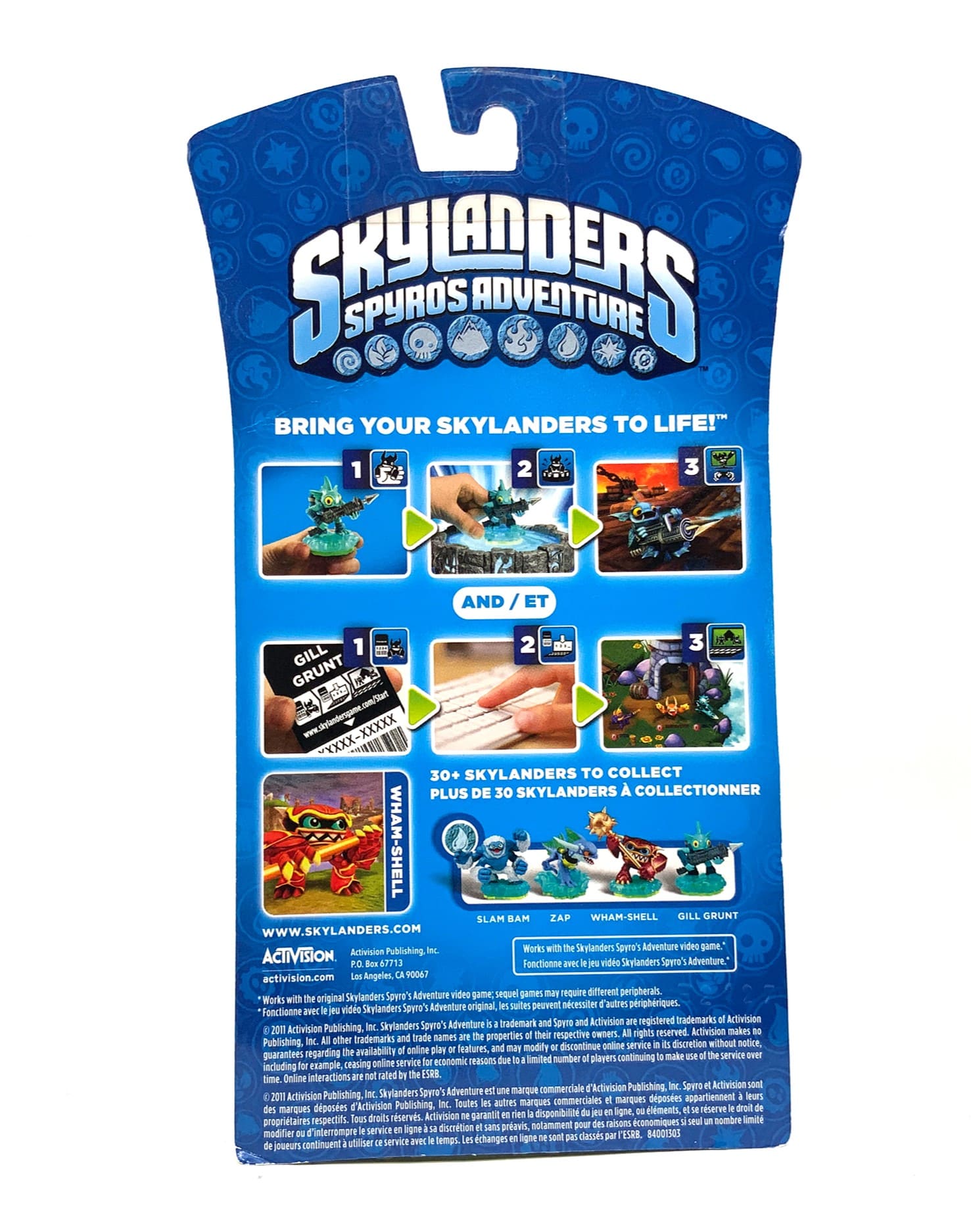 Skylanders Spyros Adventure Wham-Shell in OVP