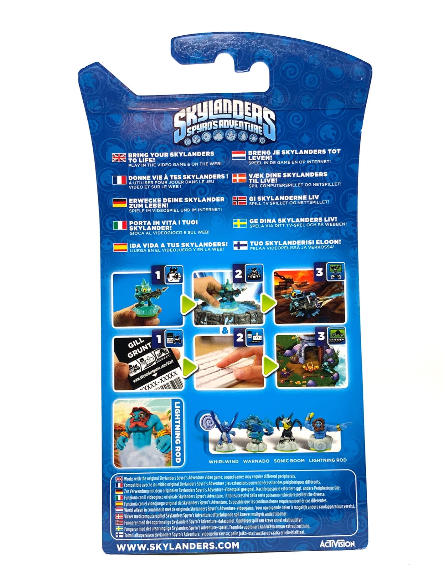 Skylanders Spyros Adventure Lightning Rod in OVP