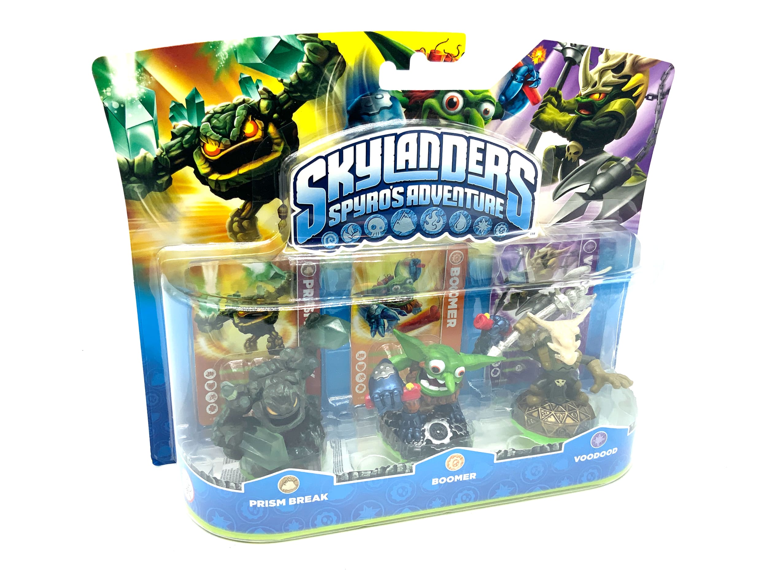 Skylanders Spyros Adventure Triple Pack Prism Break + Boomer + Voodood in OVP