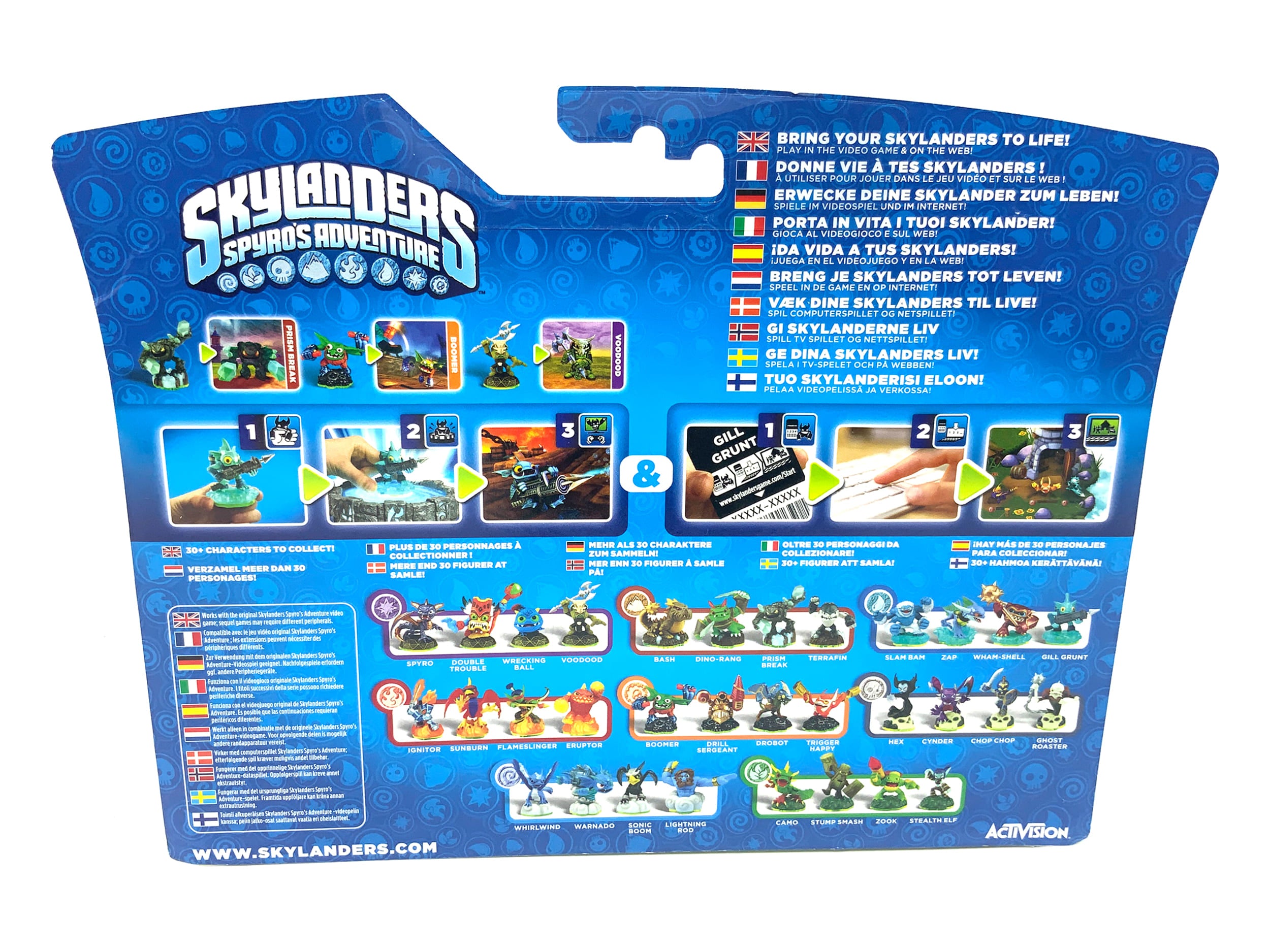 Skylanders Spyros Adventure Triple Pack Prism Break + Boomer + Voodood in OVP