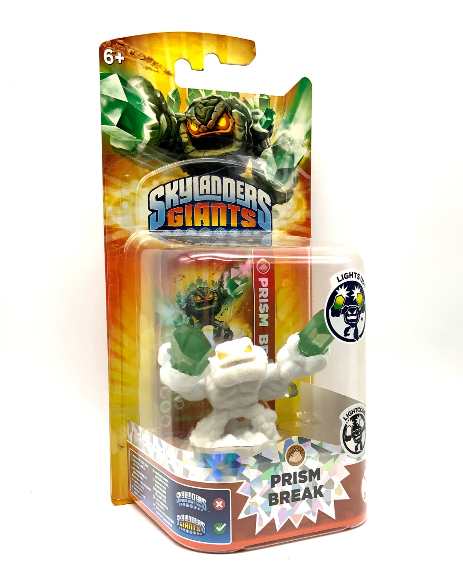Skylanders Giants White Flocked Prism Break Snow Variante in OVP (geklebt)