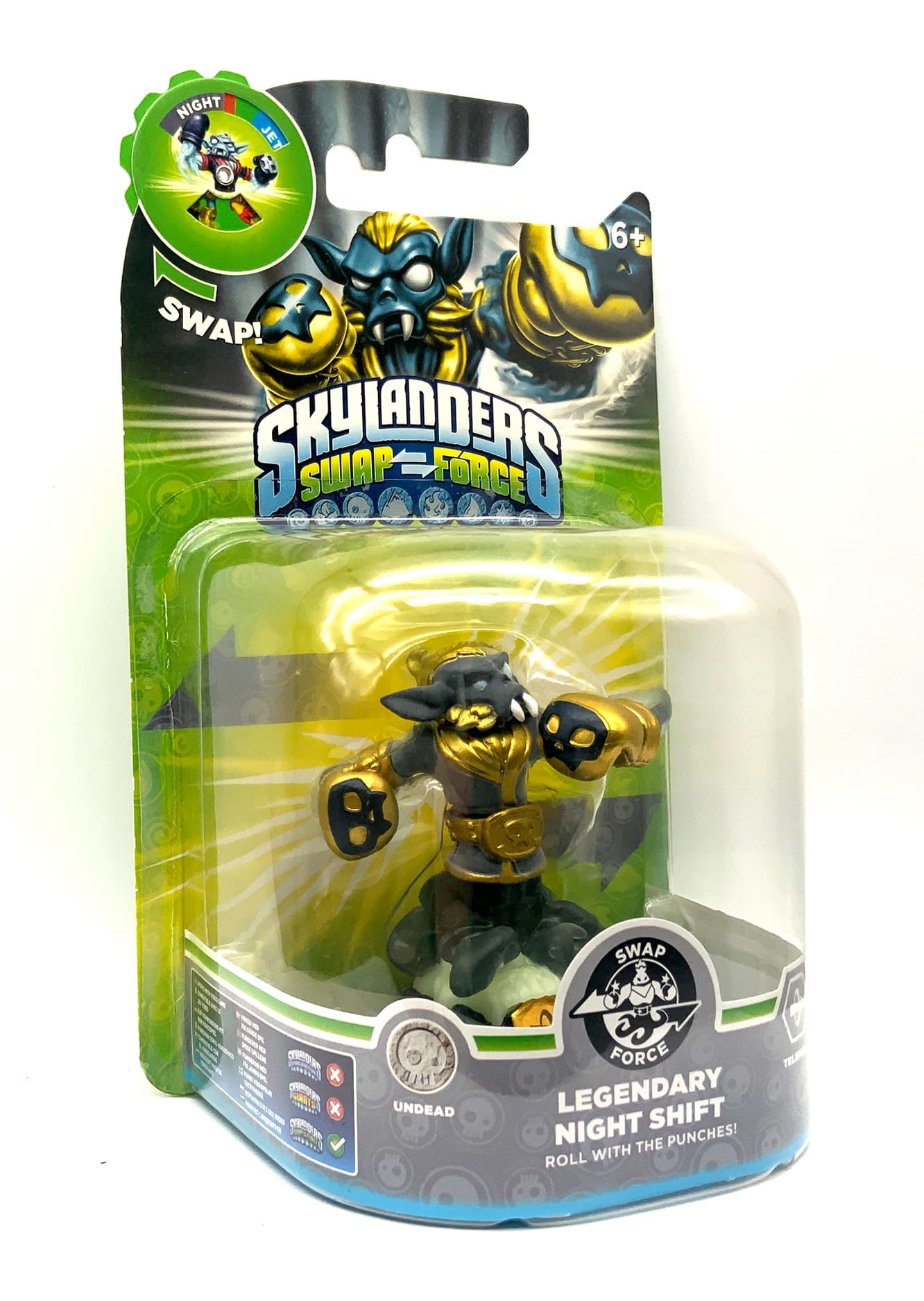 Skylanders Swap Force Legendary Night Shift in OVP