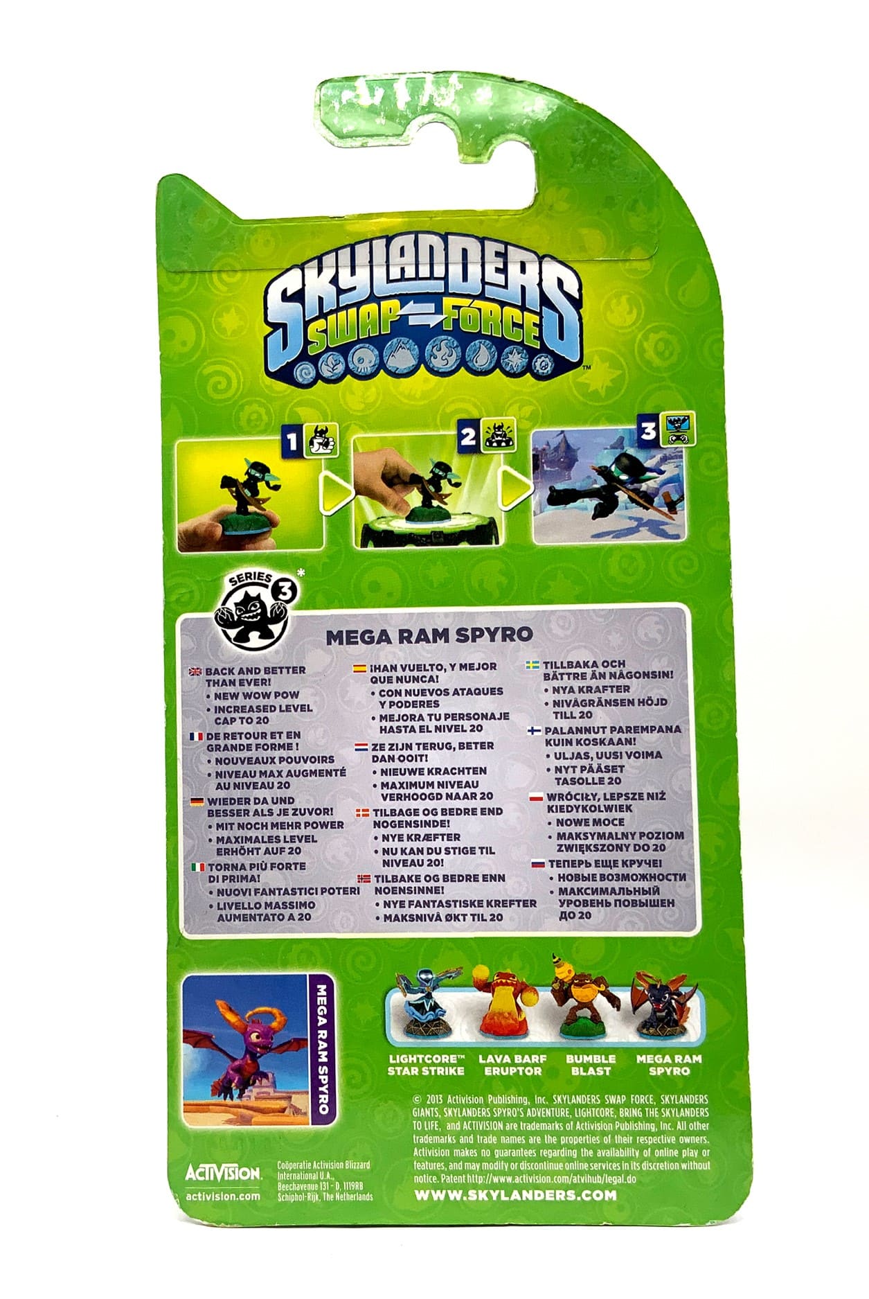 Skylanders Swap Force Mega Ram Spyro in OVP