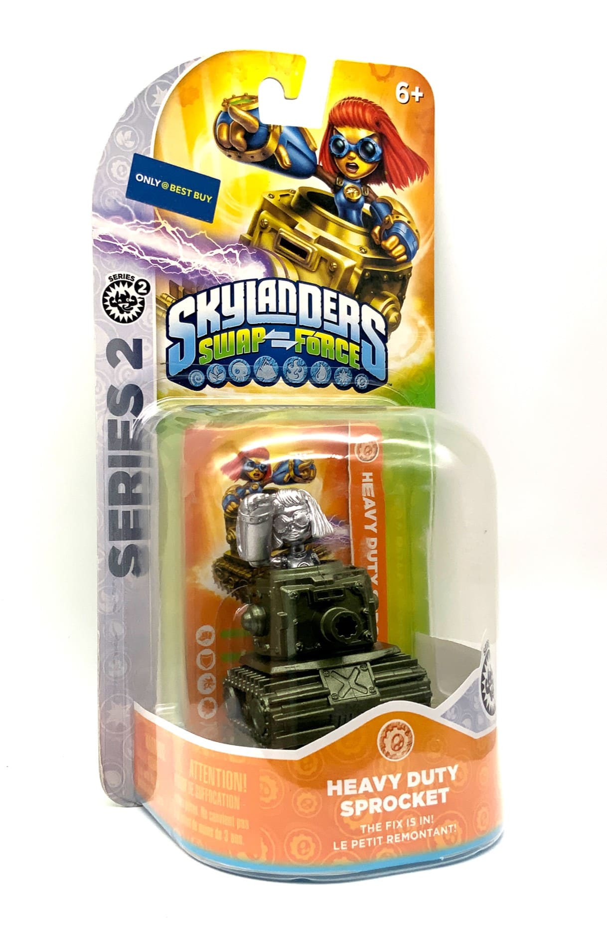 Skylanders Swap Force Metallic Heavy Duty Sprocket silber Chase Variante in OVP
