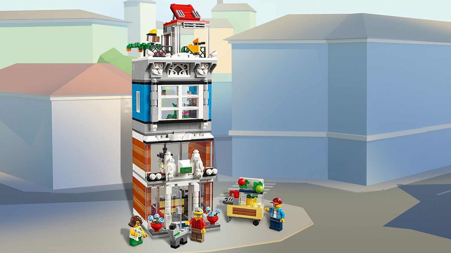 LEGO Creator 31097 Townhouse with Pet Shop & Café