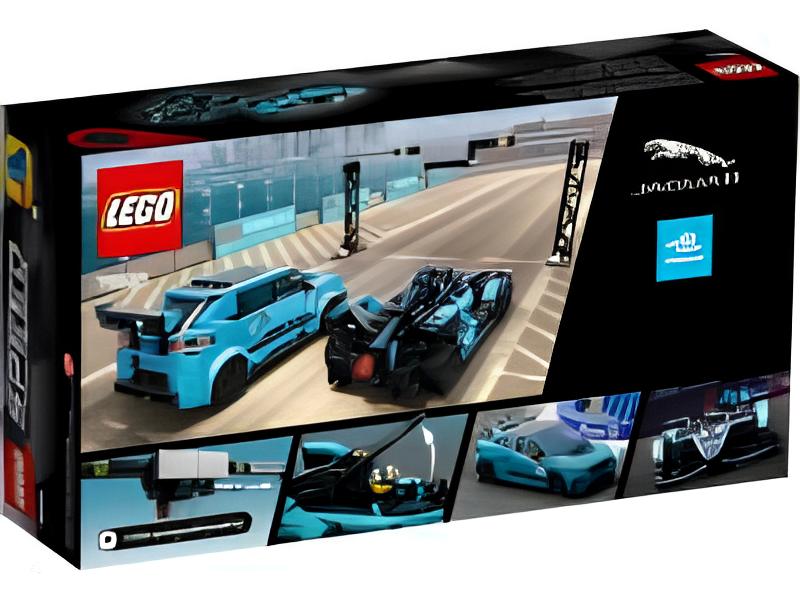LEGO Speed Champions 76898 Voiture de Formule E Panasonic Jaguar Racing GEN2 et Jaguar I-PACE eTROPHY