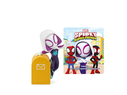 Tonie Figures MARVEL Spidey and His Amazing Friends Spidey and his Super Friends - Kobzilla & 3 other exciting adventures Audio figure for Toniebox