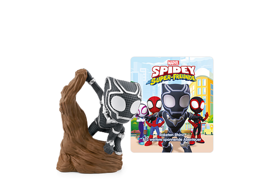Tonie Figures MARVEL Spidey and his Super Friends - Rocket Rhino & 3 other exciting adventures Audio figure for Toniebox