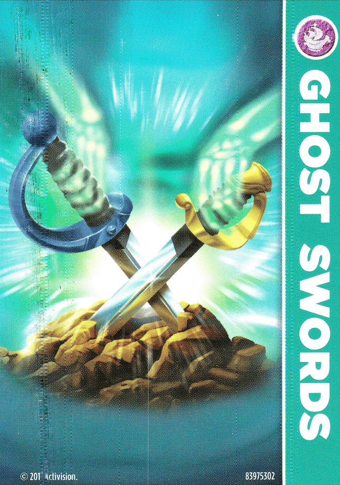 Skylanders Spyros Adventure Ghost Swords Karte