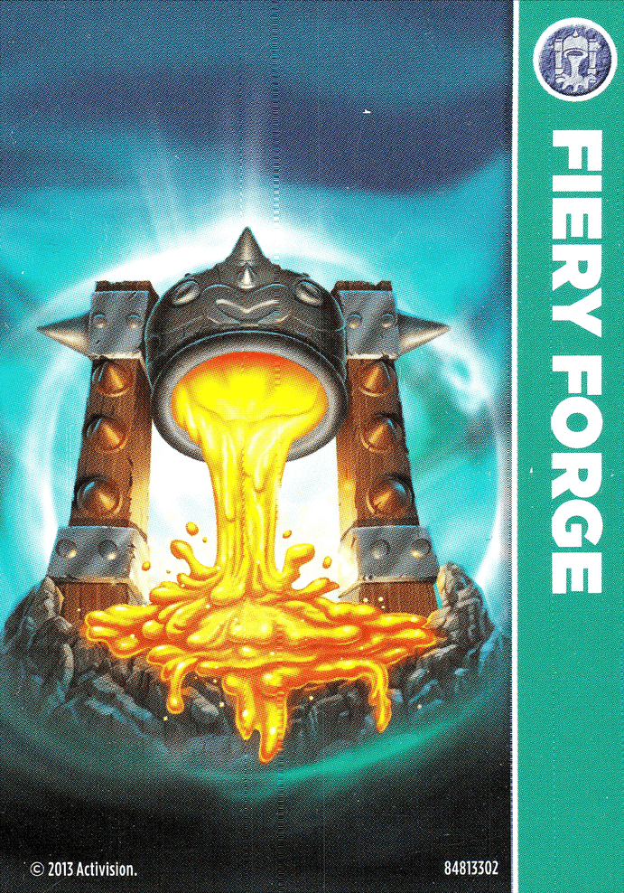 Skylanders Swap Force Fiery Forge Karte