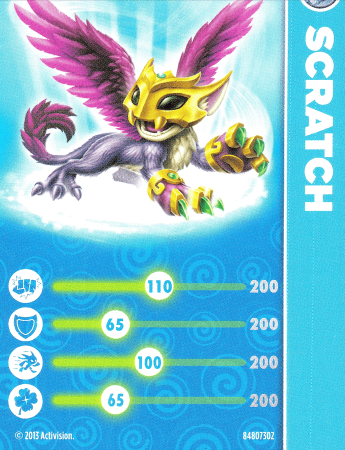 Skylanders Swap Force Scratch Karte
