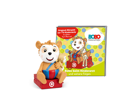 Figurines Tonie Bobo Loir Bobo chez le pédiatre et autres épisodes Figurine audio pour Toniebox