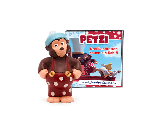 Tonie Figures Petzi Three Landlubbers Build a Ship Audio Figure for Toniebox