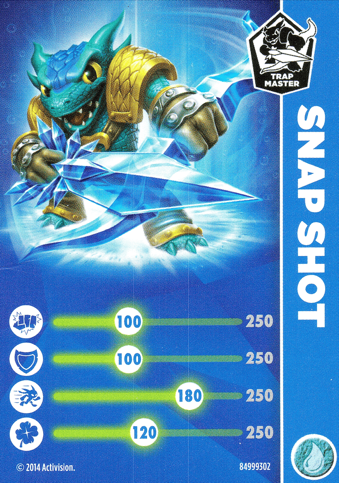 Skylanders Trap Team Snap Shot Karte