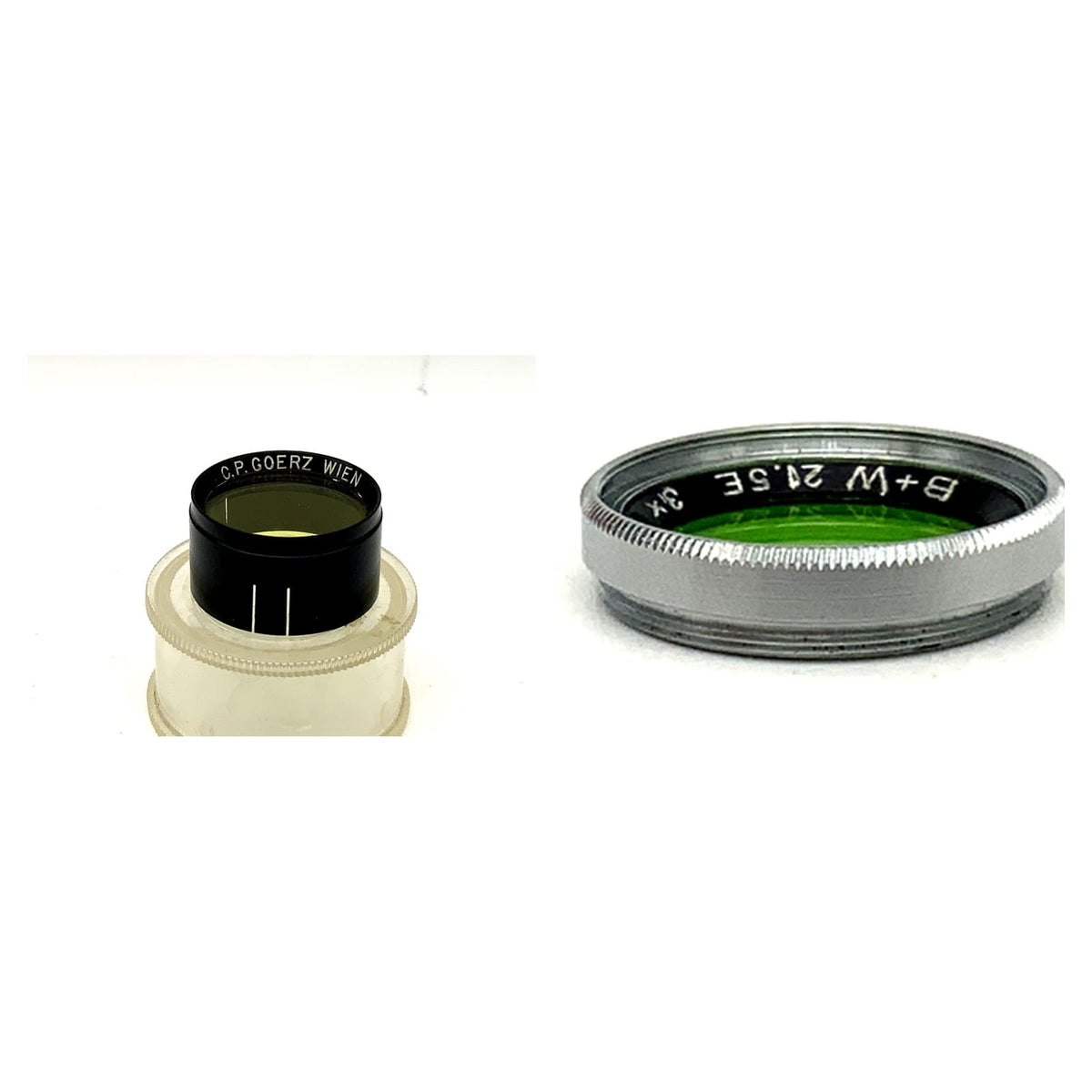 Farbfilter 21,5mm Auswahl Gelb Grün Goertz Wien B+W Filter Schwarzweiß SW-Filter