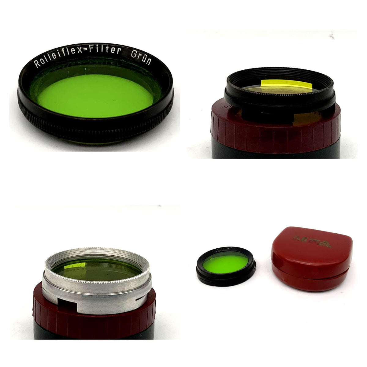 Farbfilter 28mm Auswahl Gelb Grün Arnz Jena Lifa Rollei Filter Schwarzweiß