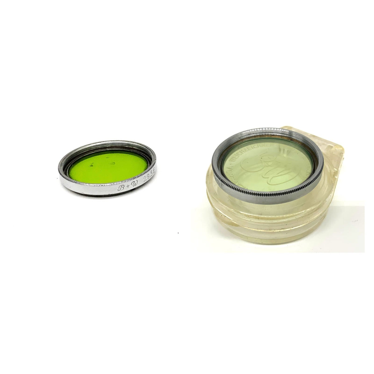 Farbfilter 29,5mm Auswahl Grün B+W Filter Schwarzweiß SW-Filter Kamerafilter