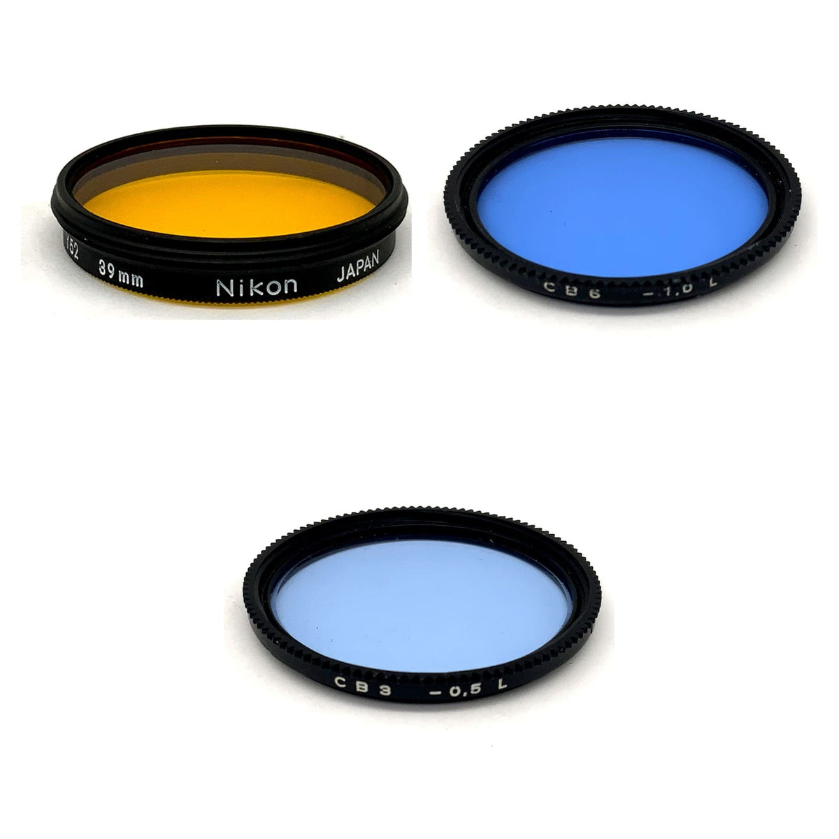 Farbfilter 39mm Auswahl Gelb Blau Lifa Nikon Filter Schwarzweiß SW-Filter