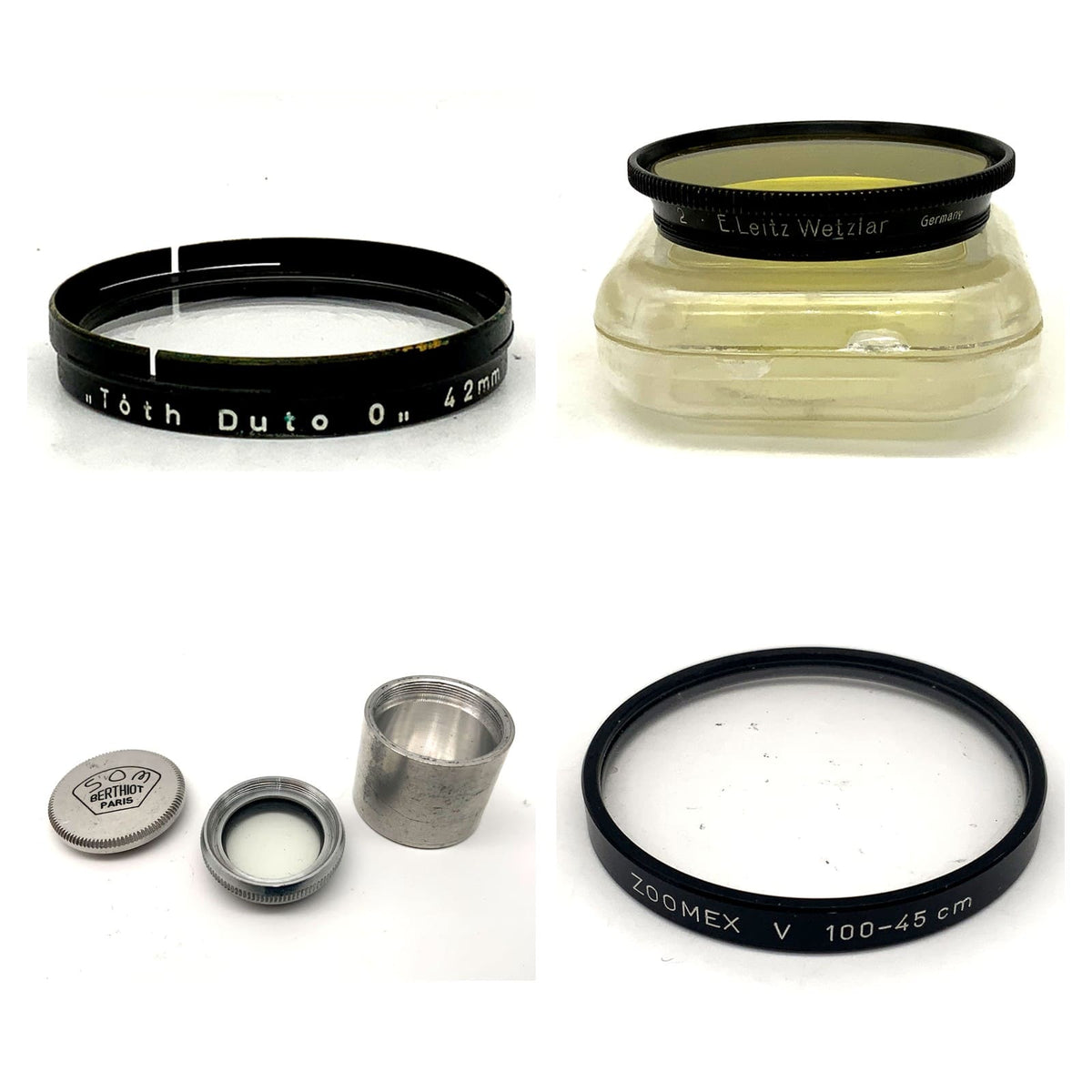 Filter Auswahl Lifa SOM Berthiot Arnz Jena UGL UV Farbfilter 26mm Objektivfilter