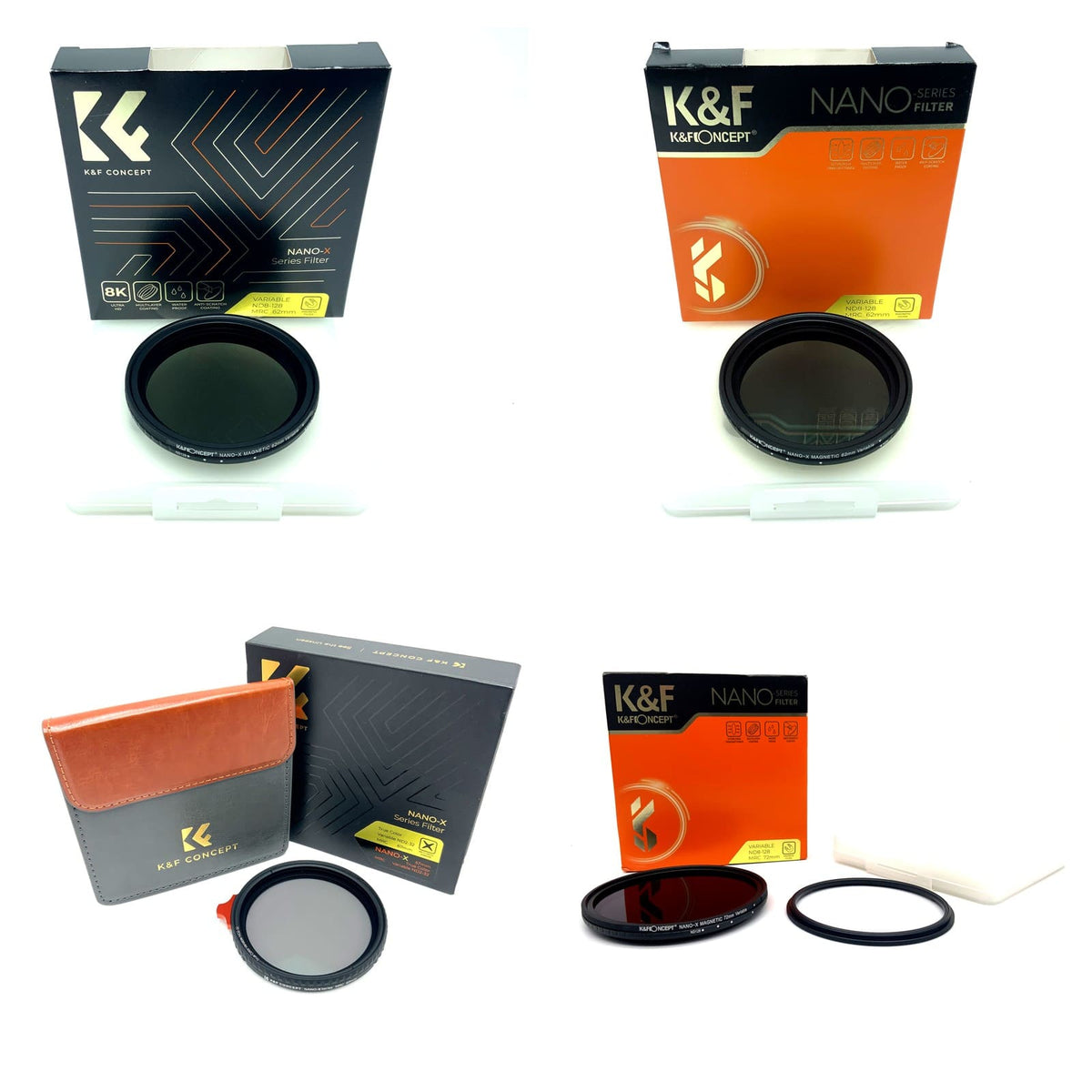 K&F Concept Graufilter Auswahl 55 58 62 67 72mm Objektivfilter ND-Filter