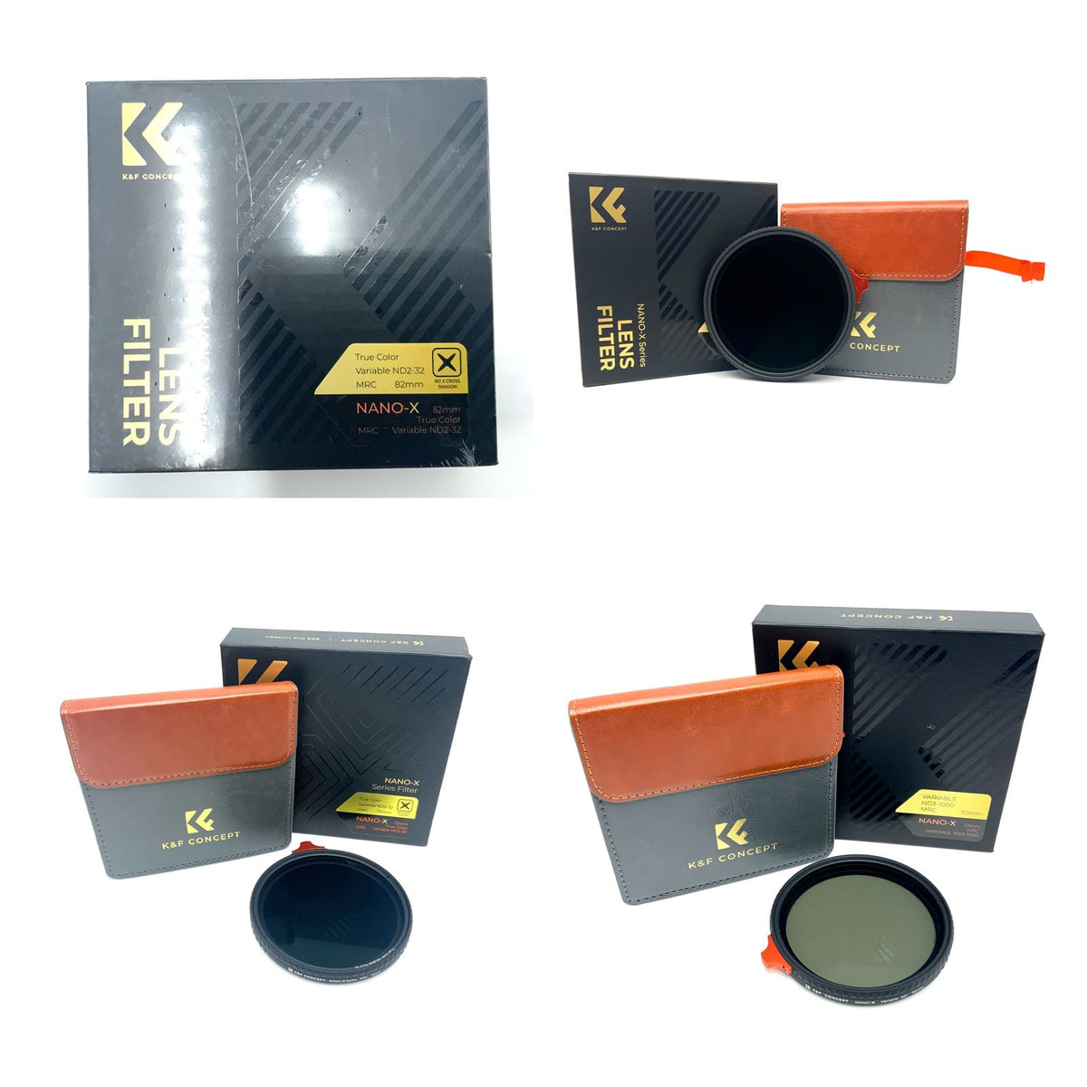 K&F Concept Graufilter Auswahl 72 77 82 86 100 150mm Objektivfilter ND-Filter