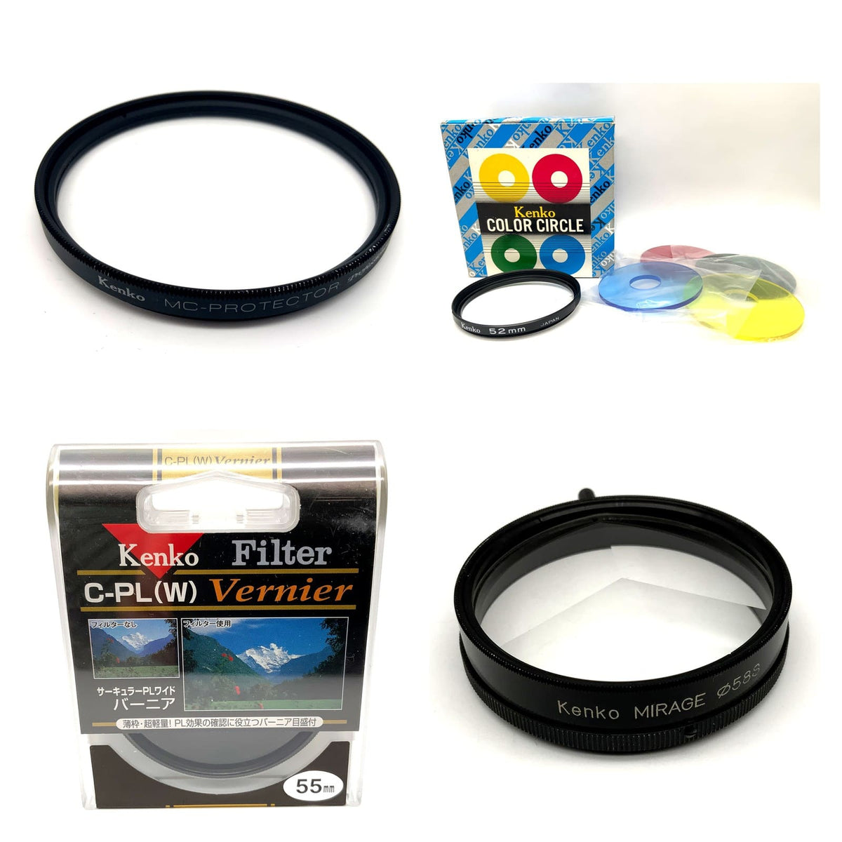 Kenko Filter Auswahl Polfilter UV Skylight Filterset 43 49 52mm Objektivfilter