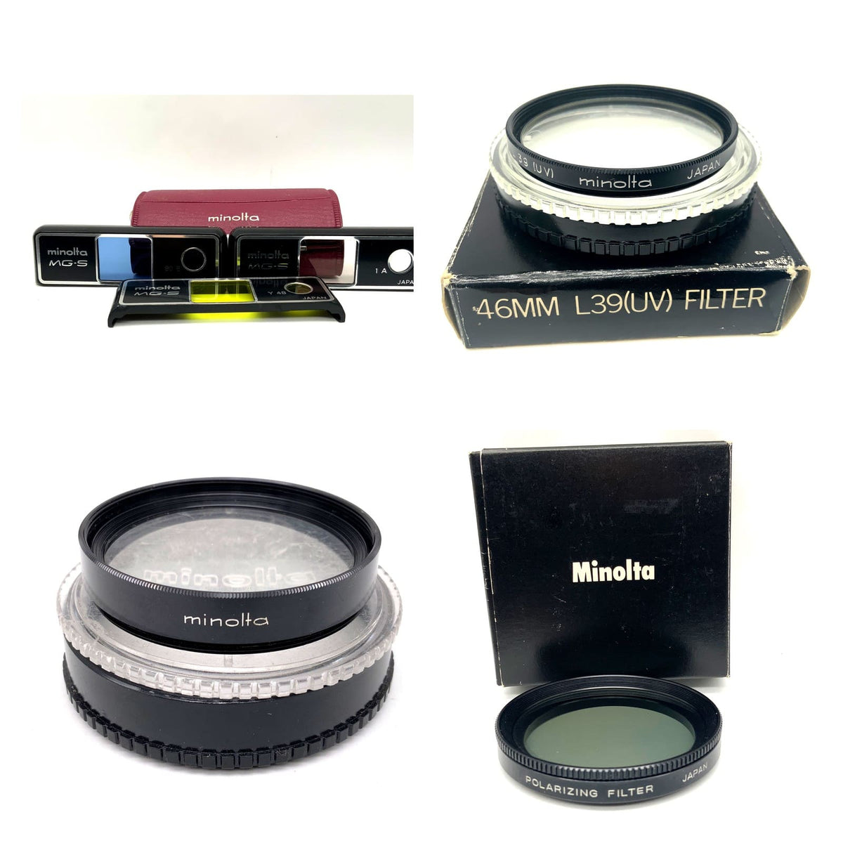 Minolta Filter Auswahl Nahlinse UV Polfilter Skylight 24 40,5mm Objektivfilter